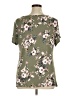 Nine Britton Floral Green Short Sleeve Top Size XL - photo 2