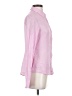 Theory Pink Long Sleeve Blouse Size S - photo 4