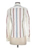 Worth Stripes Ivory Long Sleeve Blouse Size 8 - photo 2