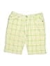 Crest Jeans Plaid Yellow Denim Shorts Size 7 - 8 - photo 1