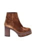 Steve Madden Brown Ankle Boots Size 7 1/2 - photo 1