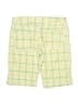 Crest Jeans Plaid Yellow Denim Shorts Size 7 - 8 - photo 2
