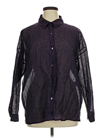 Eileen Fisher Long Sleeve Button-Down Shirt (view 1)