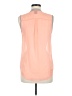 About A Girl 100% Polyester Orange Sleeveless Blouse Size M - photo 2