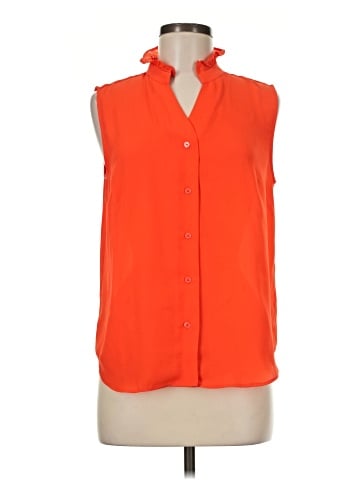 Ann Taylor Sleeveless Button-Down Shirt (view 1)
