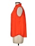 Ann Taylor Orange Sleeveless Button-Down Shirt Size M (petite) - photo 5