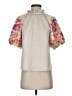 THML Tan 3/4 Sleeve Blouse Size XS - photo 1