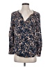 Hinge 100% Cotton Blue Long Sleeve Blouse Size XS - photo 1