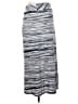 Dakini Chevron-herringbone Silver Casual Skirt Size S - photo 2