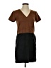 1.State Color Block Brown Casual Dress Size XS - photo 1