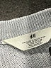 H&M Solid Silver Blue Pullover Sweater Size 12 - photo 3