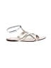 Miu Miu Silver Leather Crystal Embellished Size EU 39 1/2 - photo 1