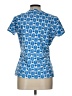 J. McLaughlin Blue Short Sleeve Top Size L - photo 2