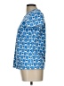 J. McLaughlin Blue Short Sleeve Top Size L - photo 5