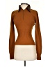Finity Studio 100% Merino Brown Turtleneck Sweater Size S - photo 1