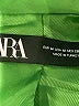 Zara 100% Polyester Green Blazer Size M - photo 3