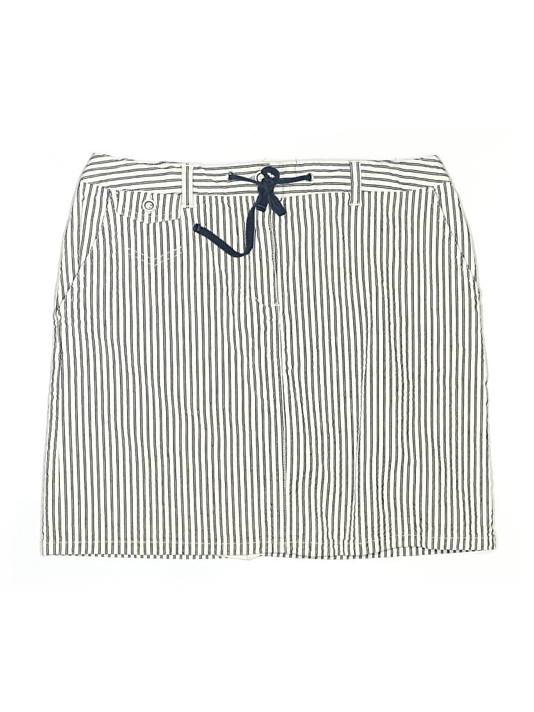 Pre-owned Karen Scott Casual Skirt In White