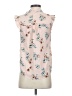 E&M Collection Floral Pink Sleeveless Blouse Size S - photo 2