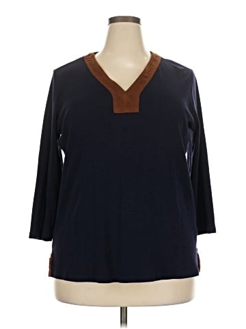 Lauren by Ralph Lauren 3/4 Sleeve Top (view 1)