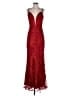 Mac Duggal 100% Polyester Red Cocktail Dress Size 6 - photo 1