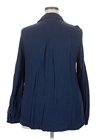Lane Bryant Outlet Long Sleeve Blouse (view 2)