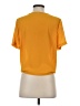 Madewell 100% Polyester Yellow Short Sleeve Top Size S - photo 2