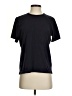 Lands' End 100% Cotton Solid Black Active T-Shirt Size S - photo 1
