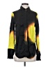Topshop 100% Viscose Color Block Black Long Sleeve Blouse Size 4 - photo 1