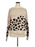 Cabana by Crown & Ivy Animal Print Tan Pullover Sweater Size XXL - photo 1