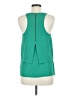 Cooper & Ella 100% Polyester Green Sleeveless Blouse Size Med (2) - photo 2