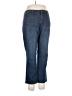 DKNY Jeans Chevron-herringbone Blue Jeans Size 12 - photo 1