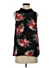 Faith and Joy 100% Polyester Black Sleeveless Blouse Size S - photo 1