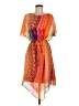 Rabbit Rabbit Rabbit Designs 100% Polyester Paisley Orange Casual Dress Size 6 - photo 1