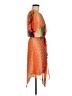 Rabbit Rabbit Rabbit Designs 100% Polyester Paisley Orange Casual Dress Size 6 - photo 4