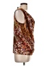 Worthington Brown Sleeveless Blouse Size L - photo 4