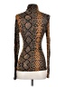 Leith Brown Black Long Sleeve Top Size S - photo 2