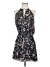 Parker 100% Polyester Floral Black Casual Dress Size S - photo 1