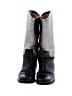 Chanel 100% Leather Gray Boots Size EU 36 - photo 2