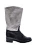 Chanel 100% Leather Gray Boots Size EU 36 - photo 1