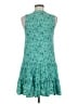 Nine West 100% Rayon Teal Sleeveless Button-Down Shirt Size M - photo 2