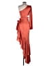 Mac Duggal 100% Polyester Orange Cocktail Dress Size 2 - photo 2