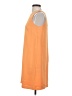 Ann Taylor 100% Polyester Solid Orange Casual Dress Size 2 - photo 5
