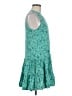 Nine West 100% Rayon Teal Sleeveless Button-Down Shirt Size M - photo 4
