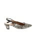 J. Renee Animal Print Ivory Heels Size 7 - photo 1
