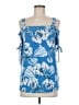 INC International Concepts Blue Sleeveless Blouse Size M - photo 1