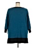Cable & Gauge Teal Poncho Size 2X - photo 2