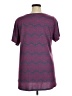 Lularoe Chevron-herringbone Purple Short Sleeve T-Shirt Size 1X (Tall & Curvy) - photo 2