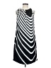 Joe Fresh 100% Polyester Graphic Black Cocktail Dress Size S - photo 1