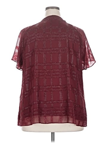 MICHAEL Michael Kors Short Sleeve Blouse (view 2)