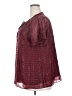 MICHAEL Michael Kors 100% Polyester Burgundy Short Sleeve Blouse Size 2X - photo 5
